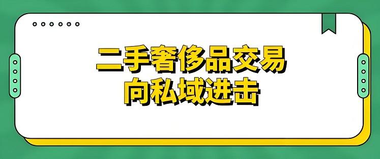 私域卖二奢品一年变现5000多万!