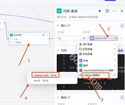 扣子(Coze)工作流教程：输入关键词Coze 自动抓抖音热门视频数据(操作图19)