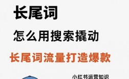 教你用小红书通过搜索词撬动长尾词流量 高效做小红书搜索流量