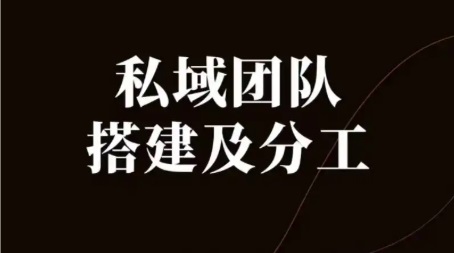 教你如何打造自己的私域团队岗位配置与策略