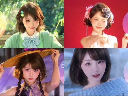 @白昼小熊 的色环挑战通过快速的色彩切换与视觉刺激